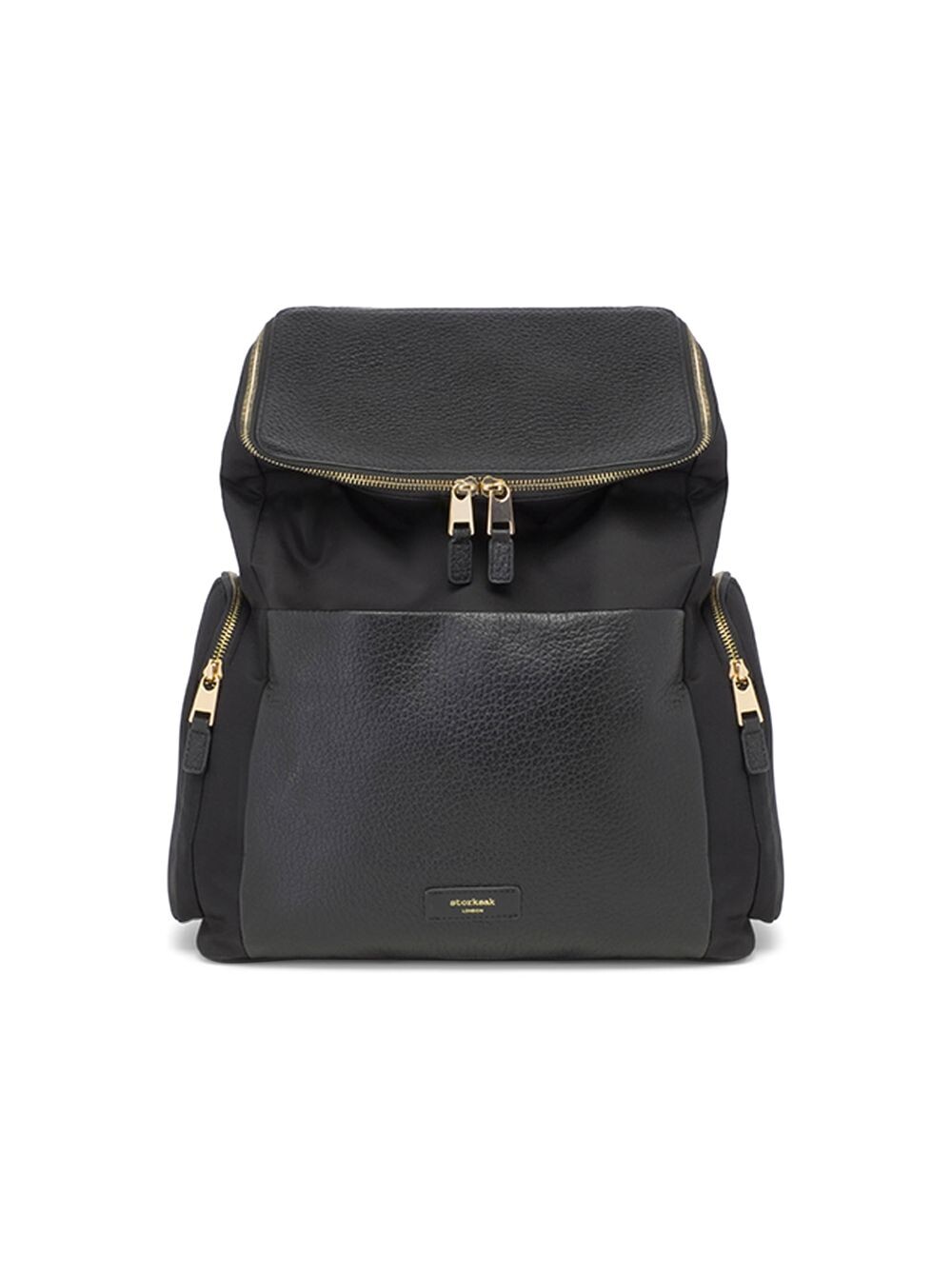 

Кожаный рюкзак Alyssa Diaper Bag Storksak, золотой