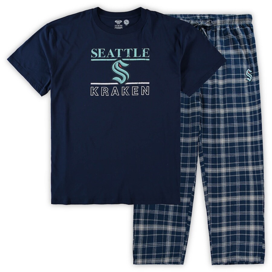 

Пижамный комплект Concepts Sport Seattle Kraken, синий