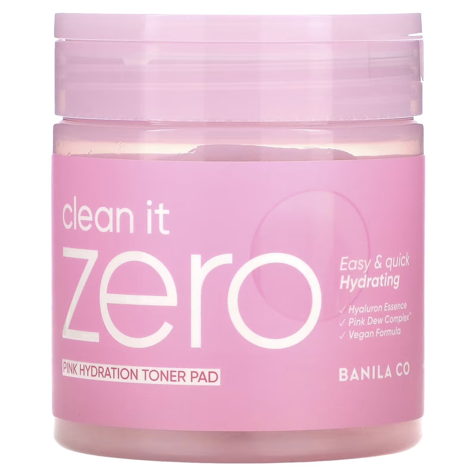 Салфетки увлажняющие Banila Co Clean it Zero Pink Hydration Toner Pad, 70 подушечек