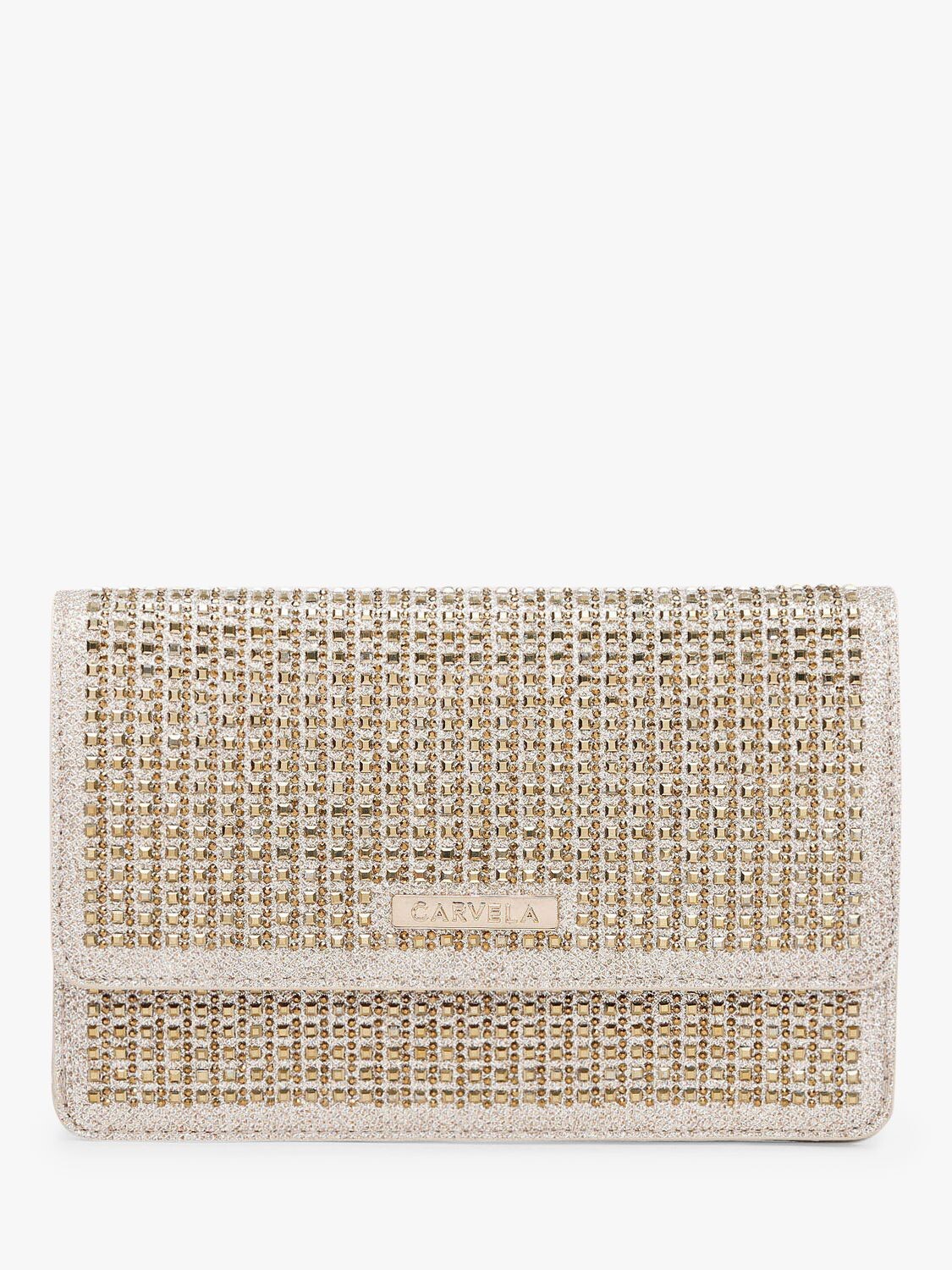 

Клатч Kianni с драгоценными камнями Carvela, золотой