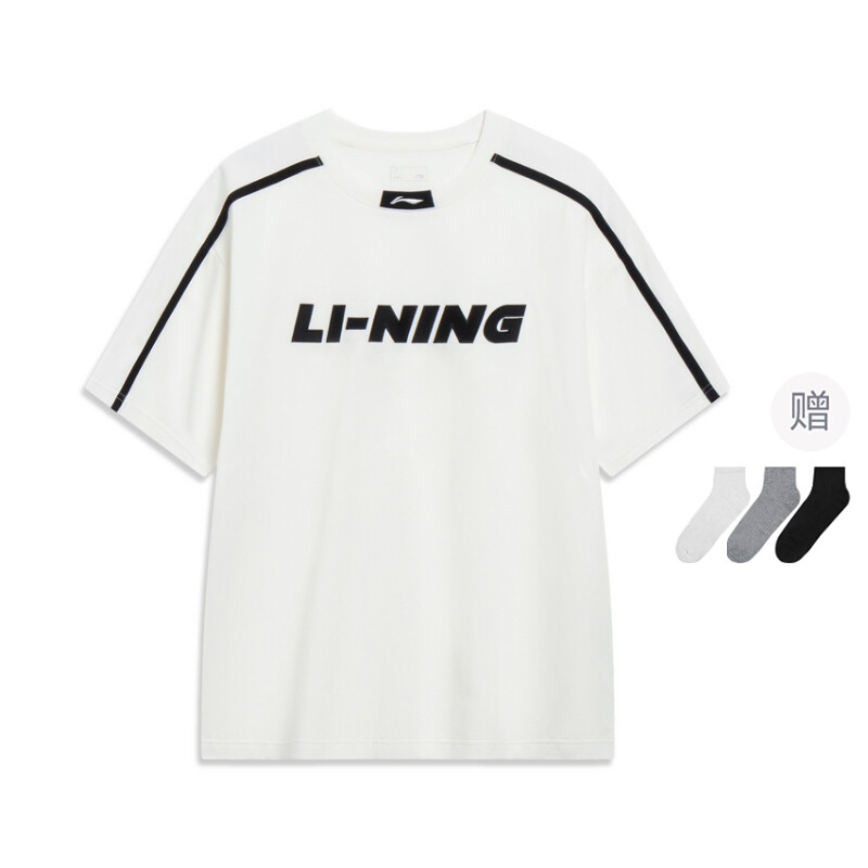 

Спортивная модная коллекция футболок унисекс Lining, белый