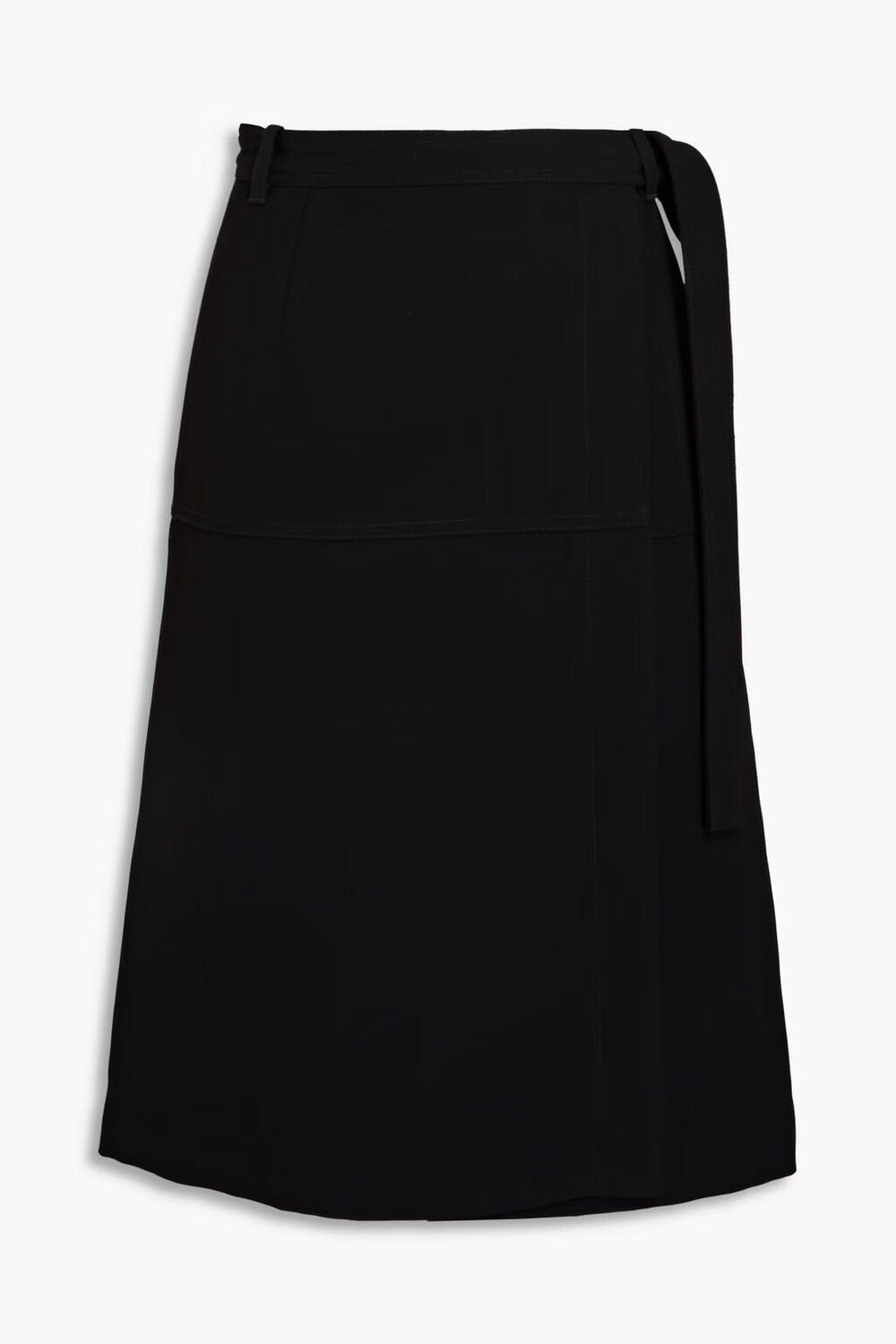 

Юбка миди из крепа с запахом 3.1 Phillip Lim, черный