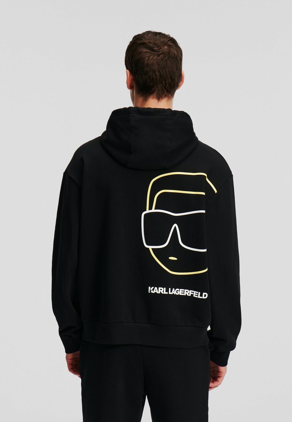 

Толстовка с капюшоном KARL LAGERFELD, черный