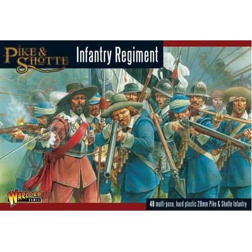 Фигурки Pike & Shotte Infantry Regiment Warlord Games фигурки prussian landwehr regiment 1813 1815 warlord games