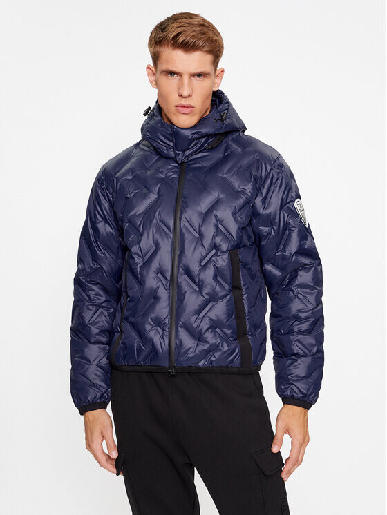 

Пуховик стандартного кроя Ea7 Emporio Armani, синий