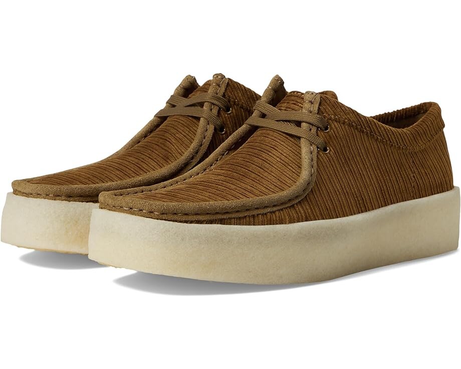 

Кроссовки Clarks Wallabee Cup, цвет Tan Cord Textile