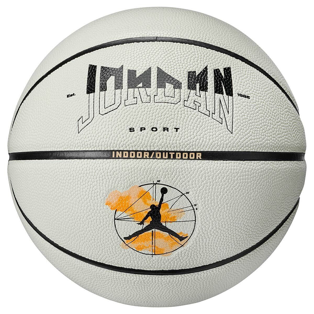

Баскетбольный мяч Графика Ultimate 2.0 8P Jordan, цвет Weiß/Schwarz/Schwarz/Orange