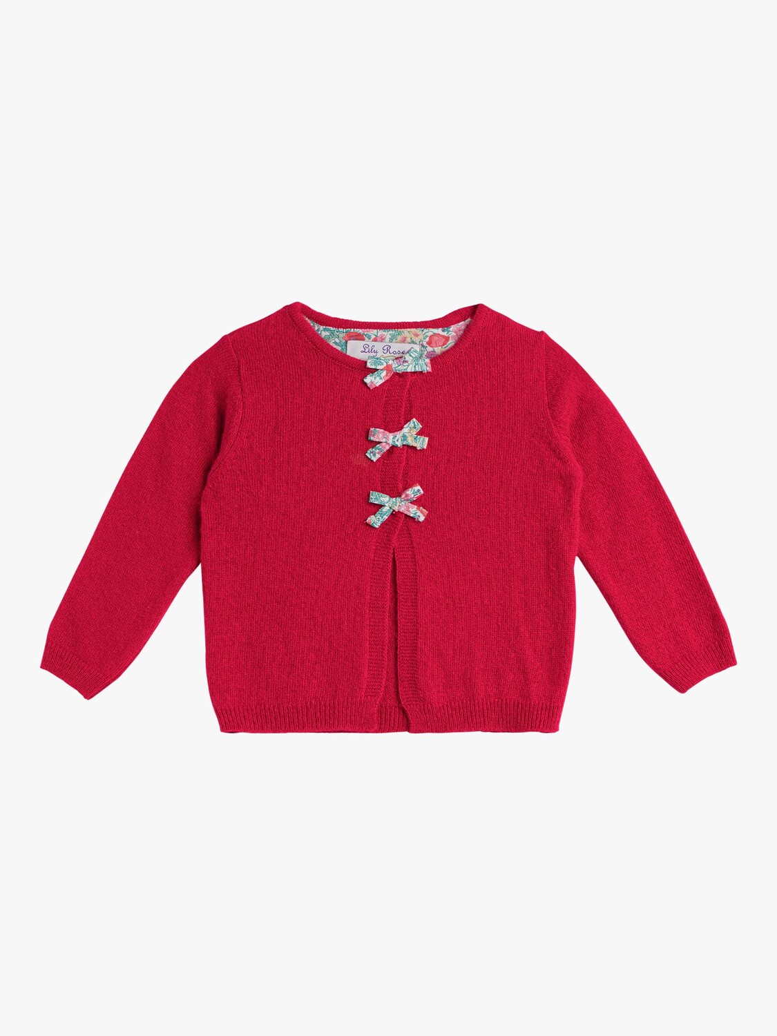 

Кардиган Trotters Baby Florence May Bow, Вишневый