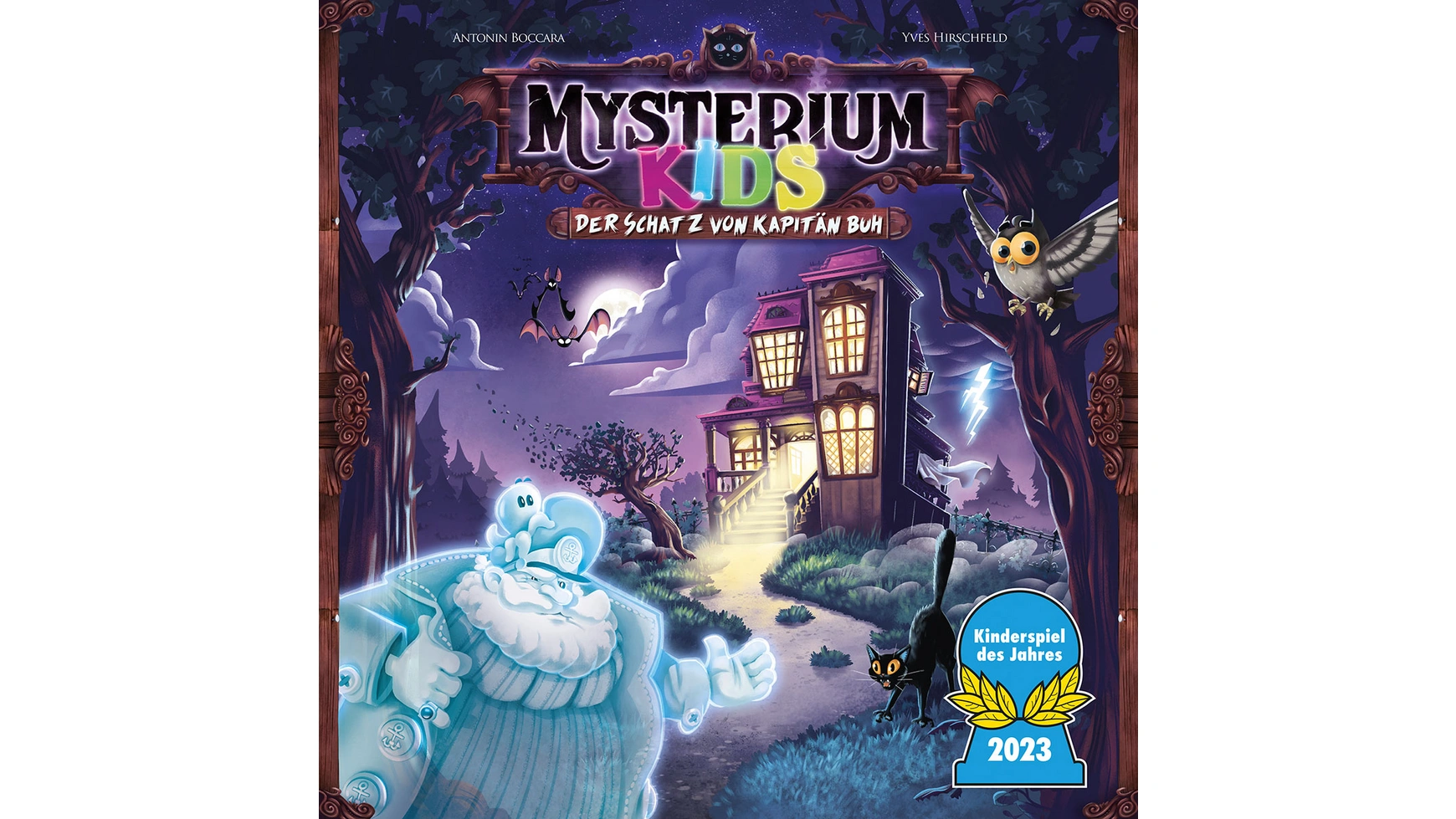 Asmodee Libellud Mysterium Kids: Сокровище капитана Бу детская игра 2023 года заколки для волос бу тифул ночь