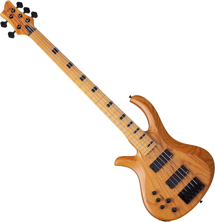 Басс гитара Schecter Session Riot-5 Left-Handed Electric Bass in Aged Natural Finish