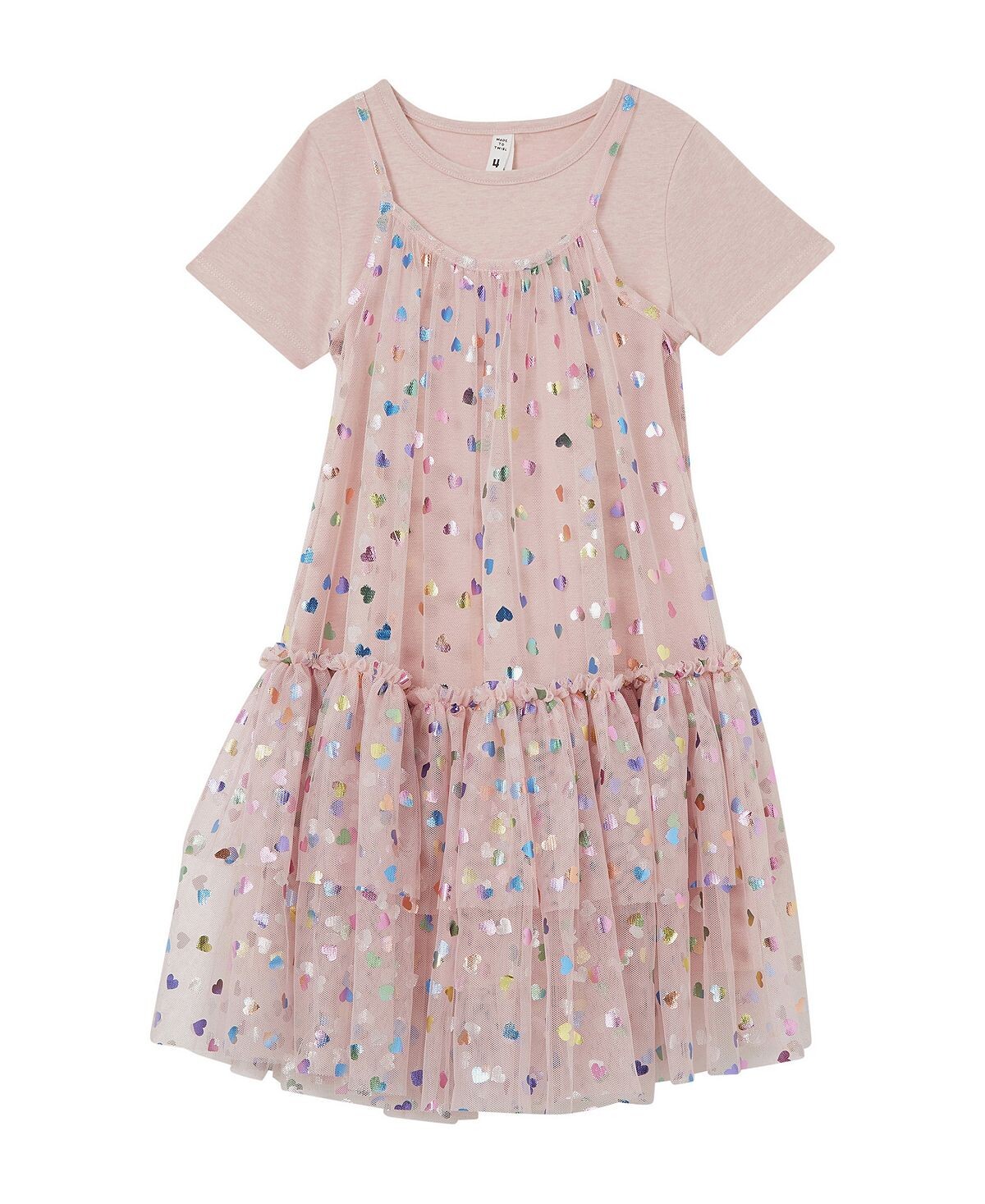 

Платье и футболка Little Girls Kristen, комплект из 2 предметов COTTON ON