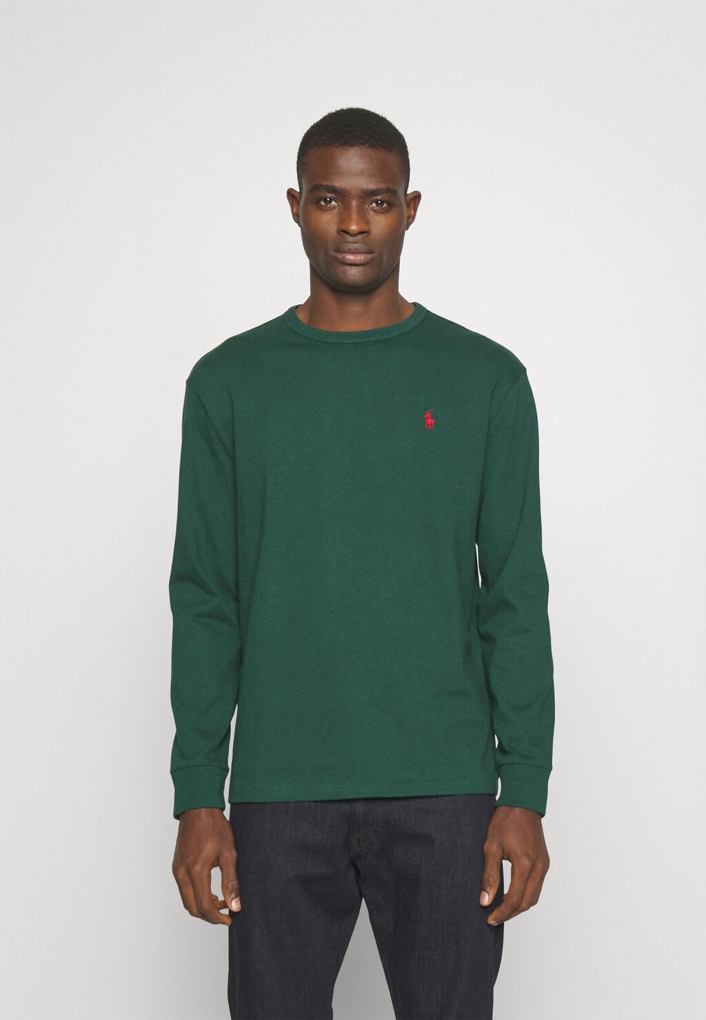 

Футболка с длинным рукавом LONG SLEEVE Polo Ralph Lauren, охотничий клуб зеленый