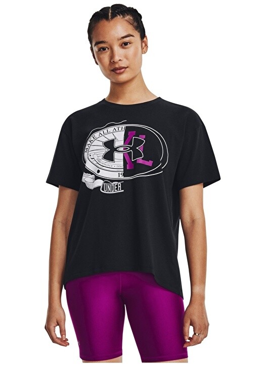 

Черная женская футболка Under Armour, Черный