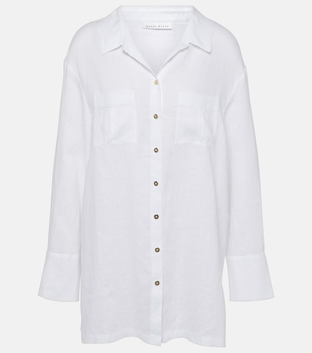 Белая льняная рубашка Heidi Klein, белый heidi level 4