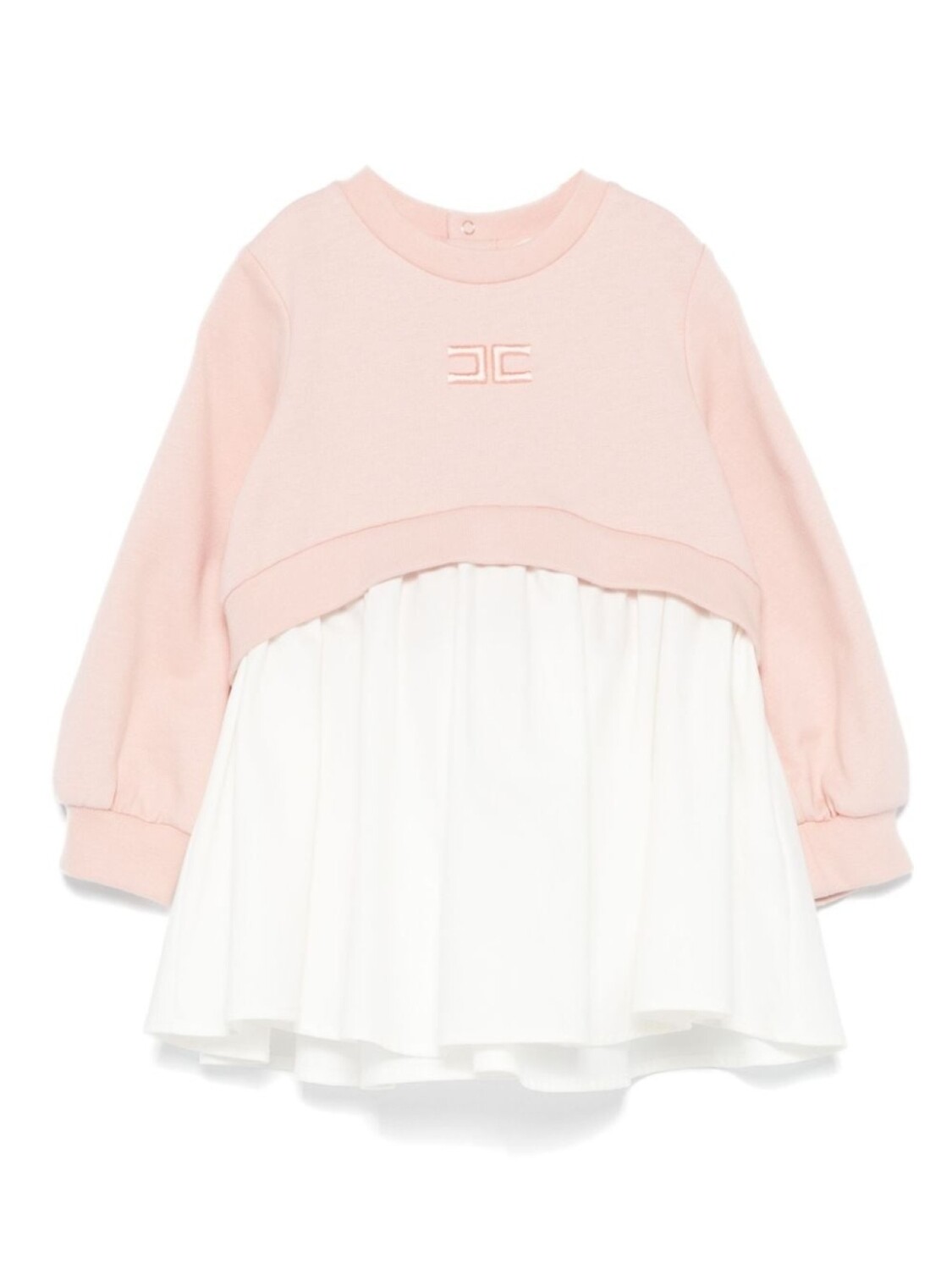 

Elisabetta Franchi La Mia Bambina многослойное платье, розовый