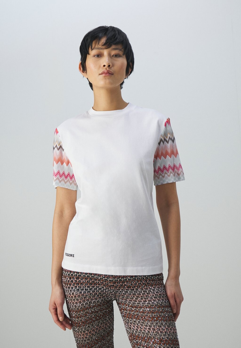 

Футболка с принтом Short Sleeve Missoni, цвет multi-coloured/white