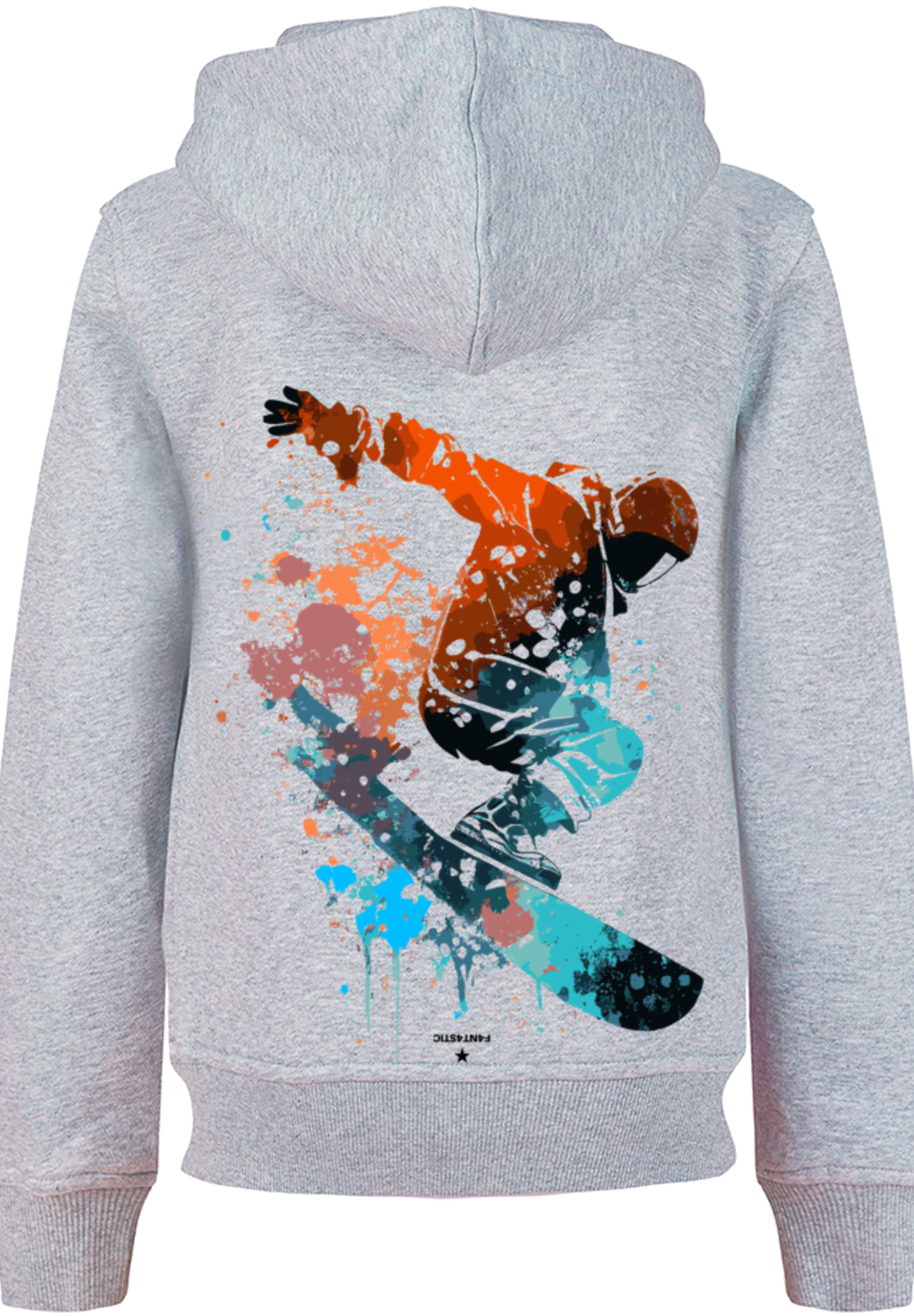 Пуловер F4NT4STIC Hoodie Snowboarder, цвет grau meliert