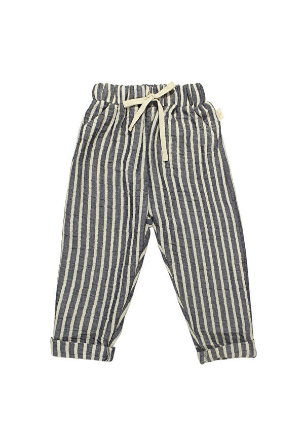 

Муслиновые детские брюки Miela Kids, синий