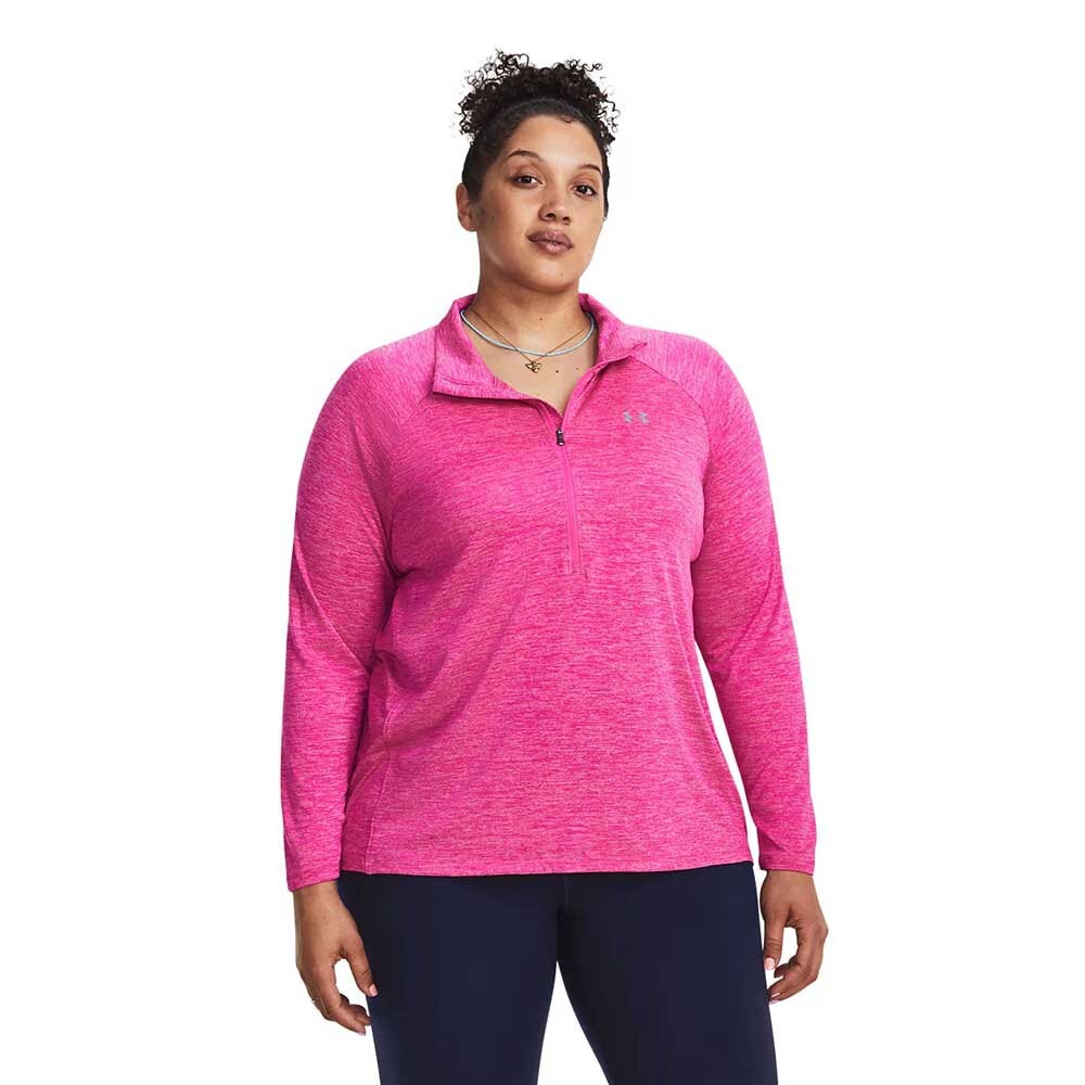 

Толстовка Under Armour Tech Twist Half Zip, розовый