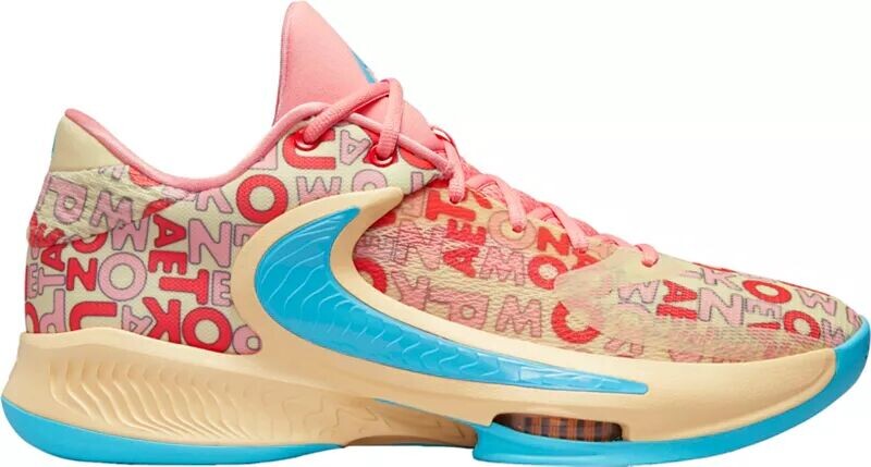 

Баскетбольные кроссовки Nike Zoom Freak 4, мультиколор