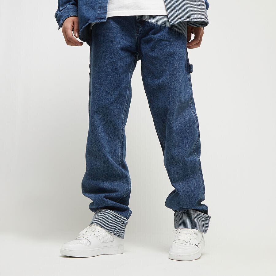 

Джинсовые мешковатые брюки с полосками OG Karl Kani, цвет blue/white