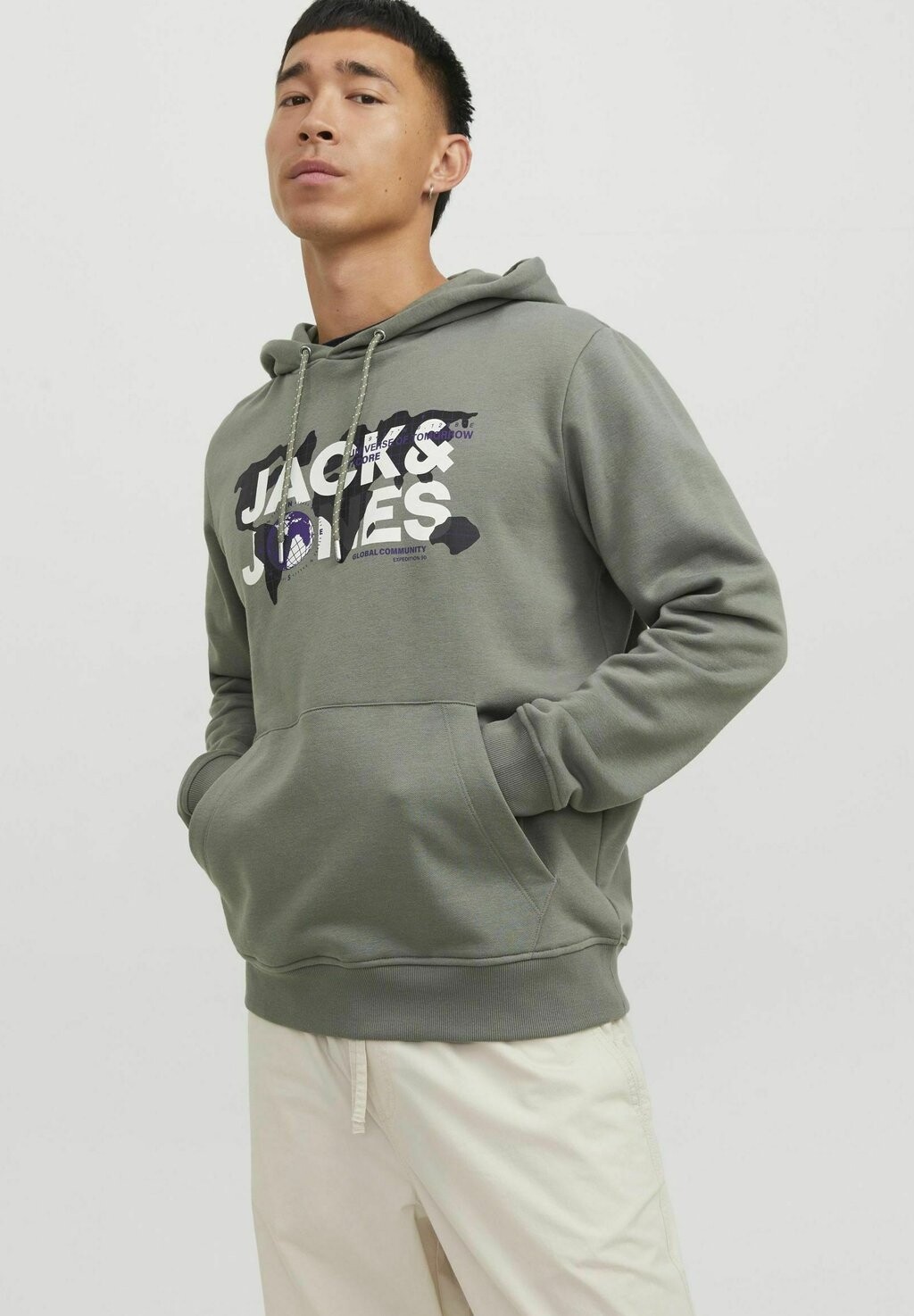 

Толстовка JACK & JONES HOODIE SWEAT, цвет agave green