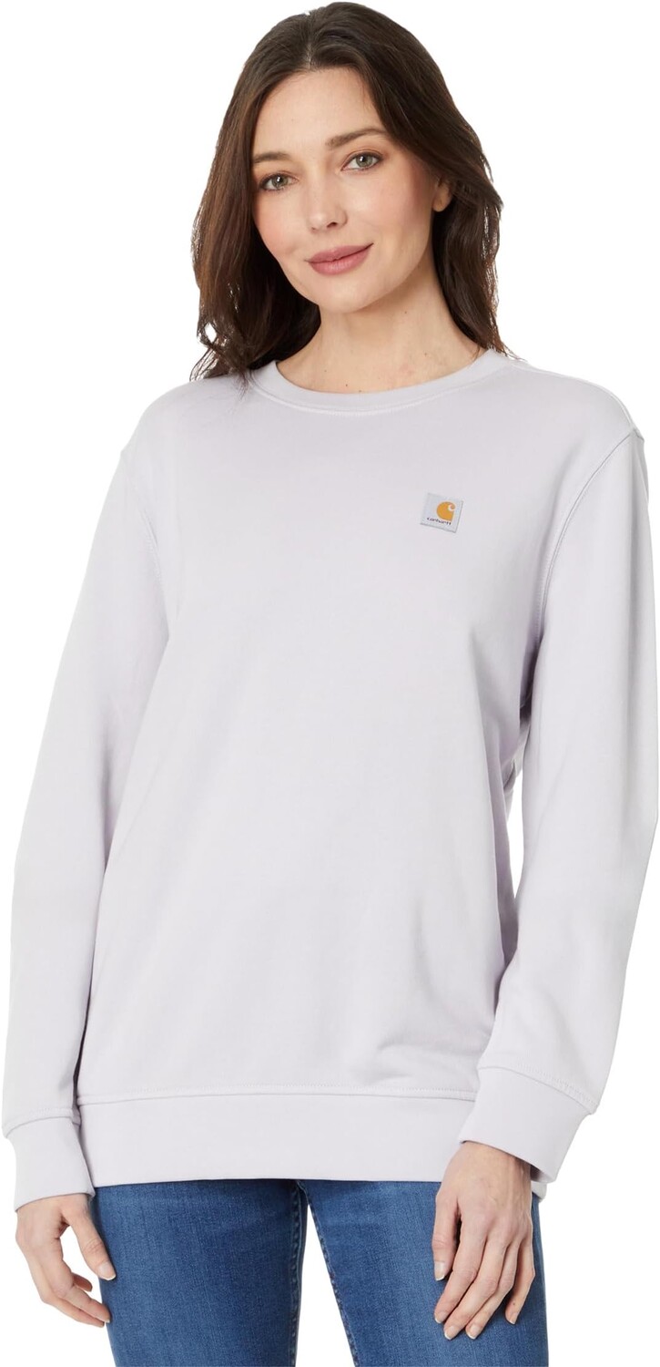 

Толстовка Carhartt Relaxed Fit Midweight French Terry Crew Neck Sweatshirt, цвет Lilac Haze