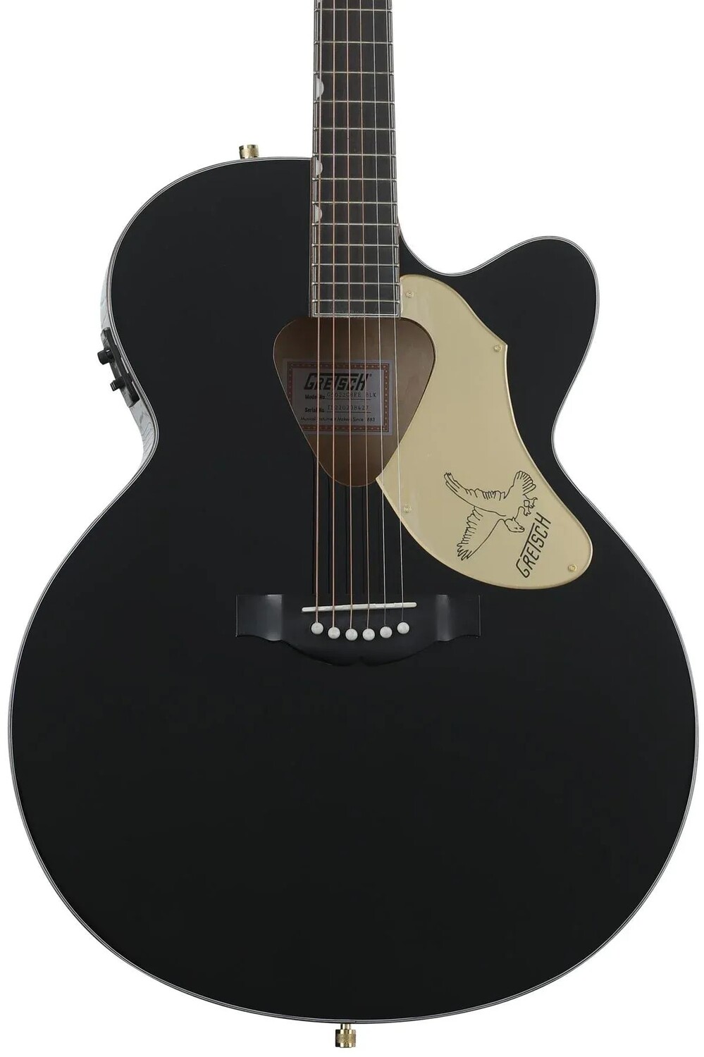 

Акустически-электрическая гитара Gretsch G5022CBFE Rancher Falcon Jumbo Cutaway - черная