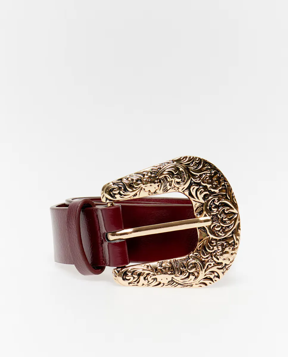 

Ковбойский ремень Sfera, бордовый