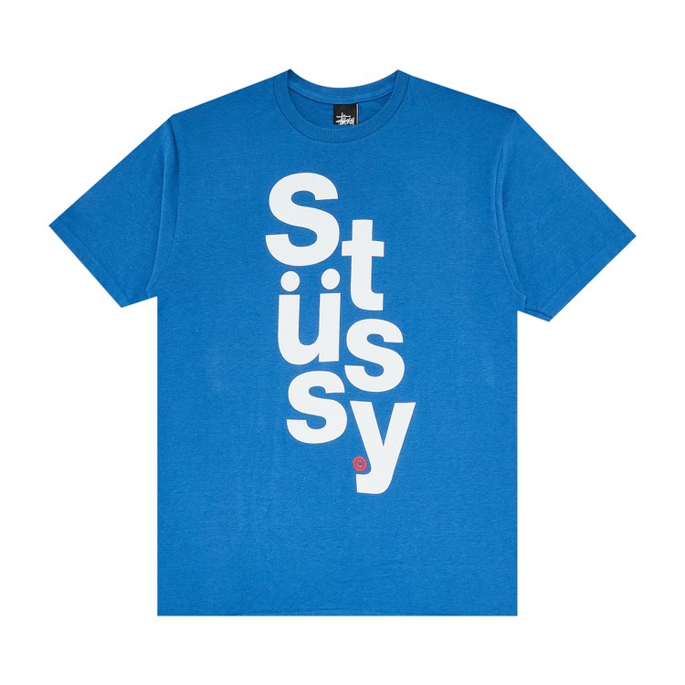 Футболка Stussy Stack 'Royal Blue', синий
