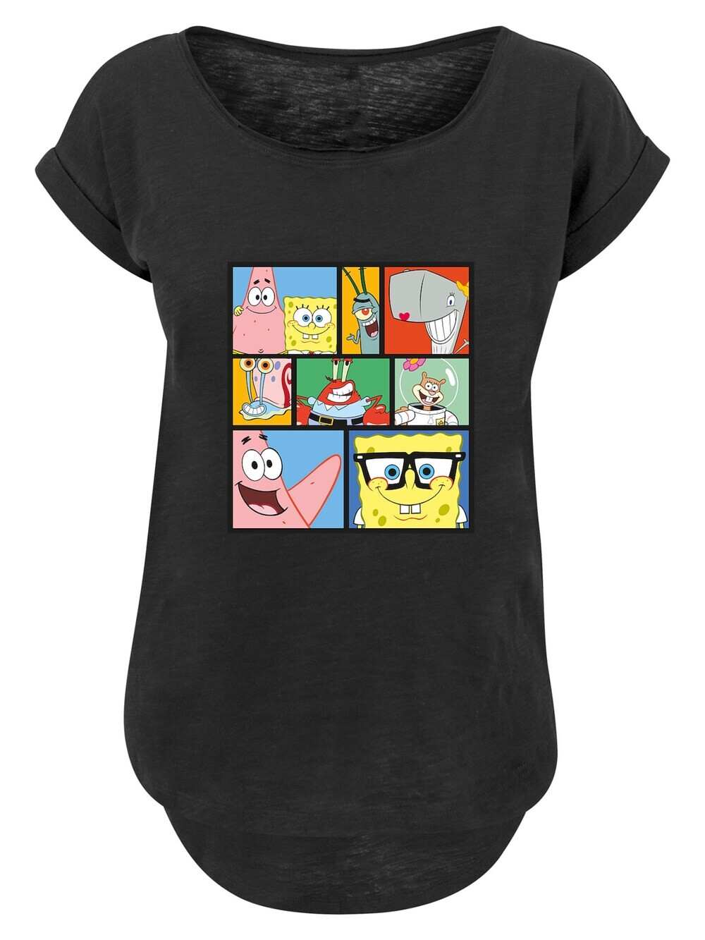 

Рубашка F4NT4STIC Spongebob Schwammkopf, черный