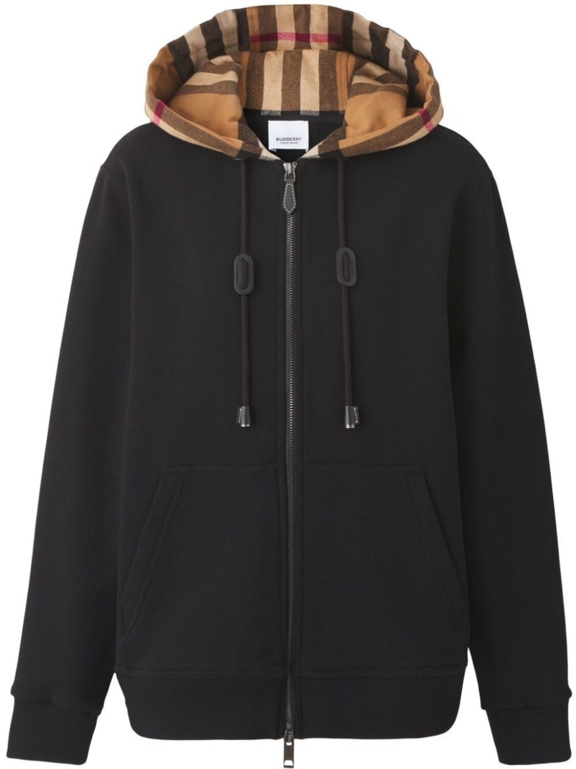 

Burberry худи в клетку, черный