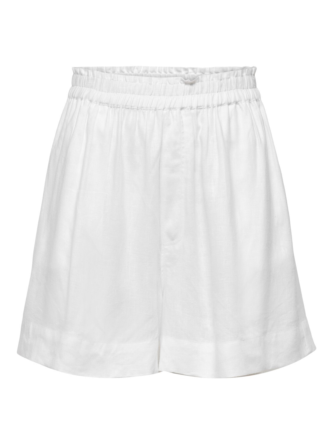 

Шорты ONLY Short ONLTOKYO HW LINEN BLEND regular/straight, белый