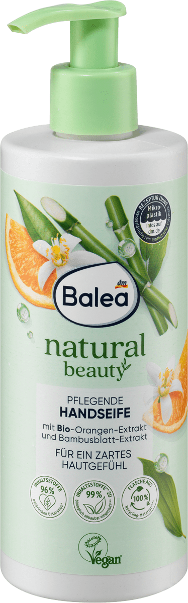 Жидкое мыло Natural Beauty Bamboo Апельсиновый цвет 0,3 л Balea