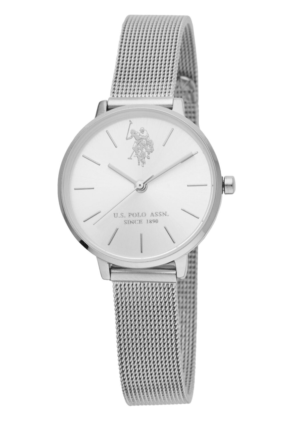 

Часы Caroline U.S. Polo Assn., цвет silver white