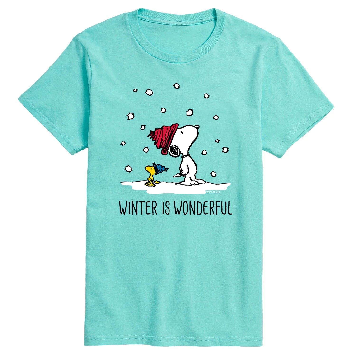 

Мужская футболка Peanuts Winter Is Wonderful Licensed Character