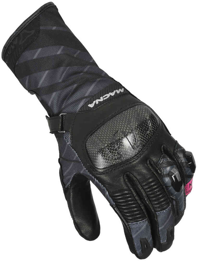 Перфорированные женские мотоциклетные перчатки Krown Macna, черный