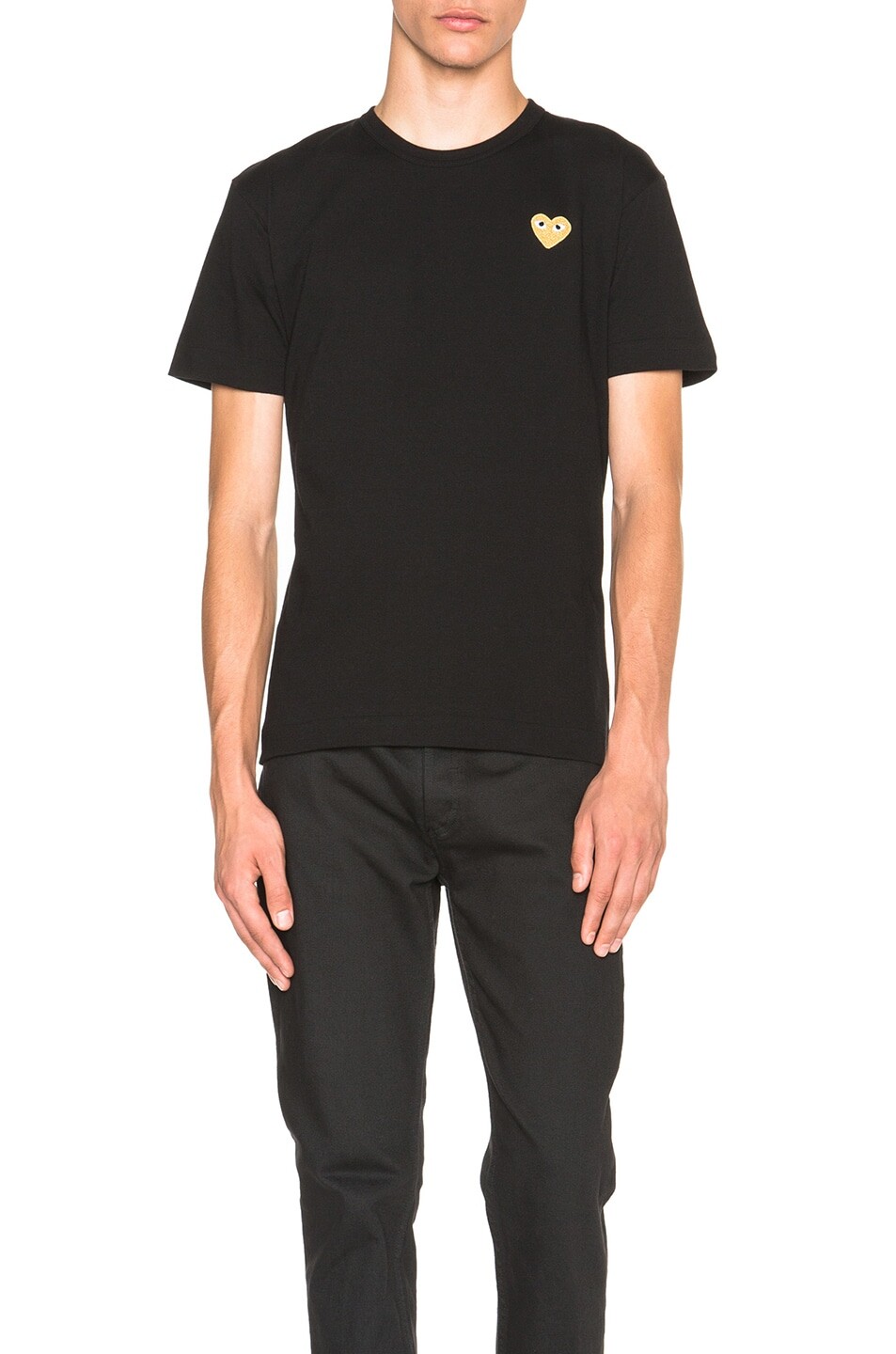 

Футболка Comme des Garçons Gold Emblem, черный