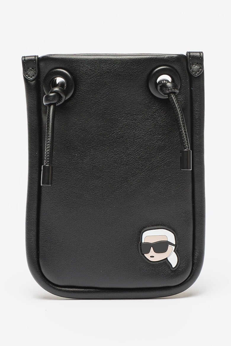 

Ikonik 2 0 Сезонный чехол для телефона из экокожи Karl Lagerfeld, черный