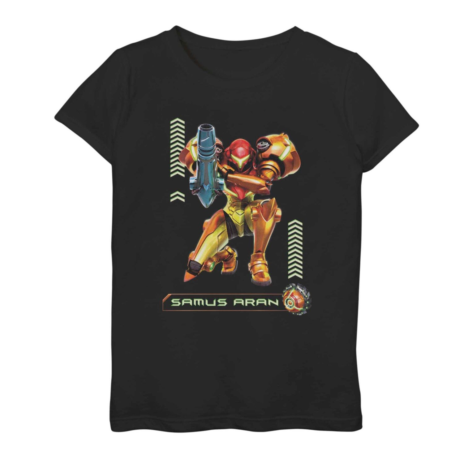 

Футболка Nintendo Metroid Samus Aran Pose для девочек 7–16 лет Licensed Character