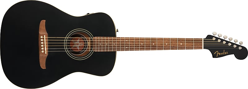 Акустическая гитара Fender Joe Strummer Campfire Acoustic Electric Guitar, Walnut Fingerboard, Matte Black W/ bag