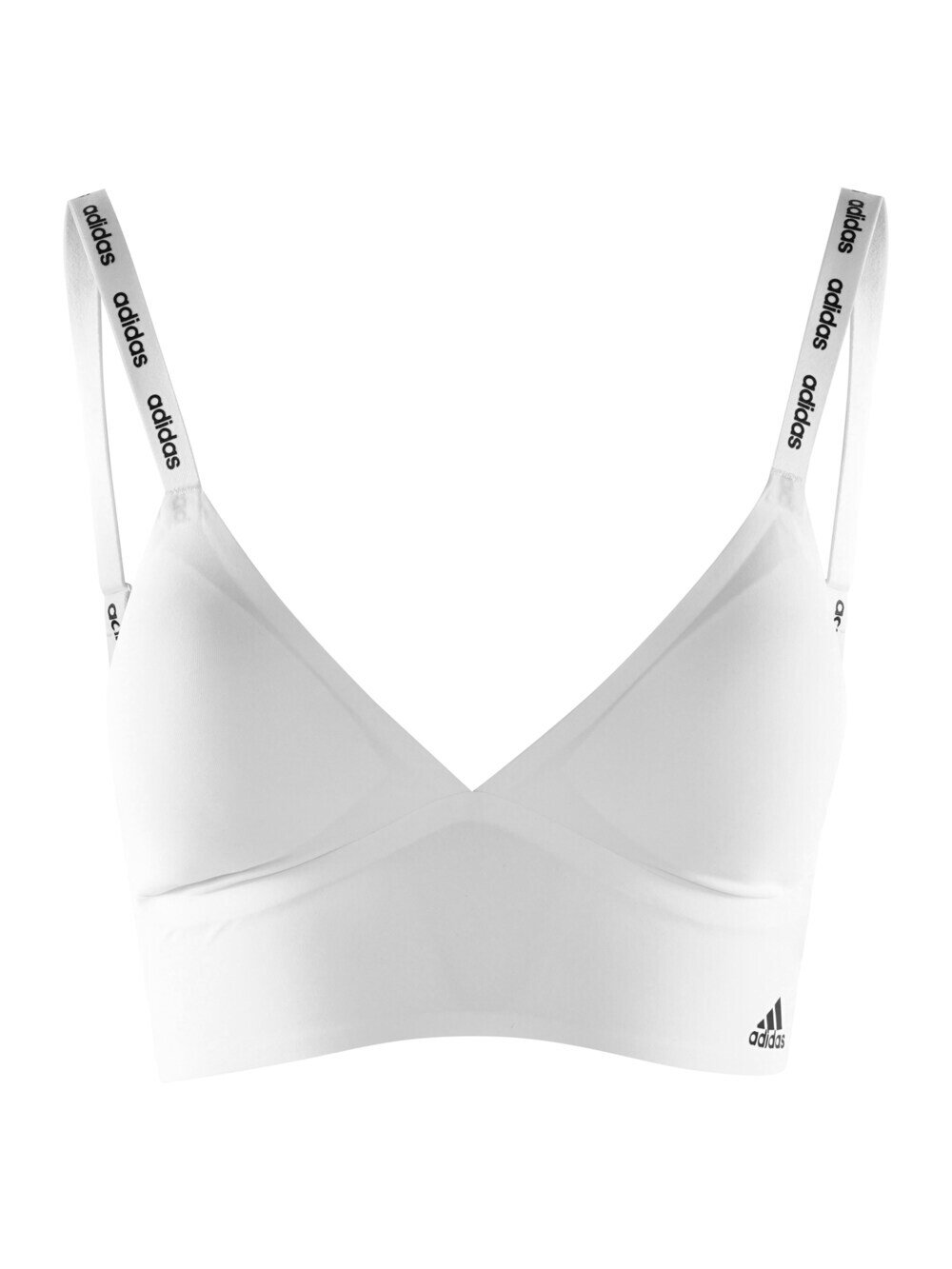 

Треугольный бюстгальтер ADIDAS SPORTSWEAR LONGLINE BRALETTE, белый