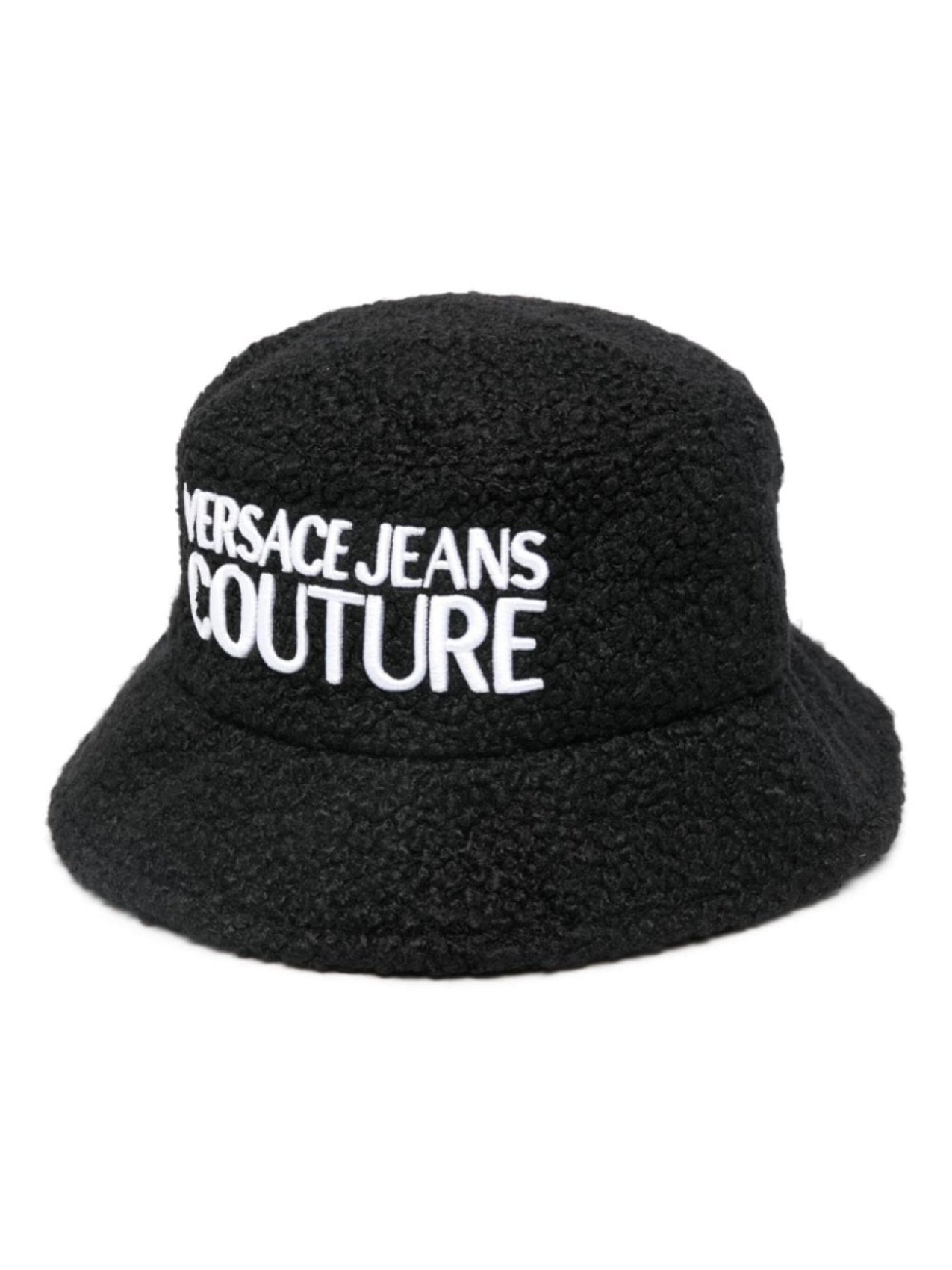 

Панама с вышитым логотипом Versace Jeans Couture, черный