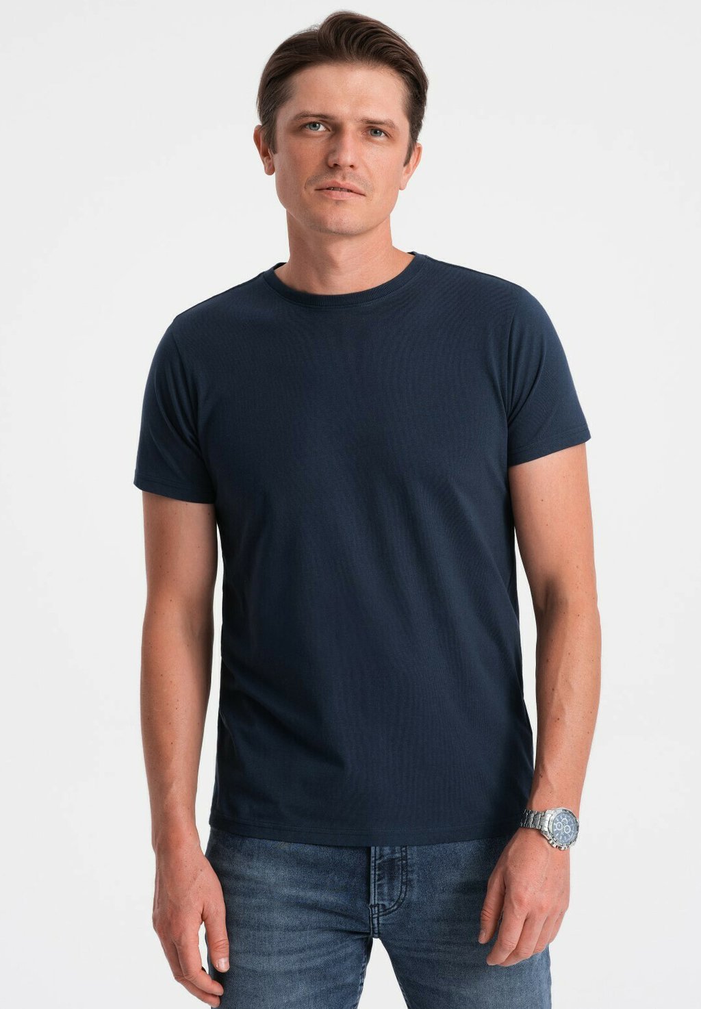 Базовая футболка Ombre, темно-синяя