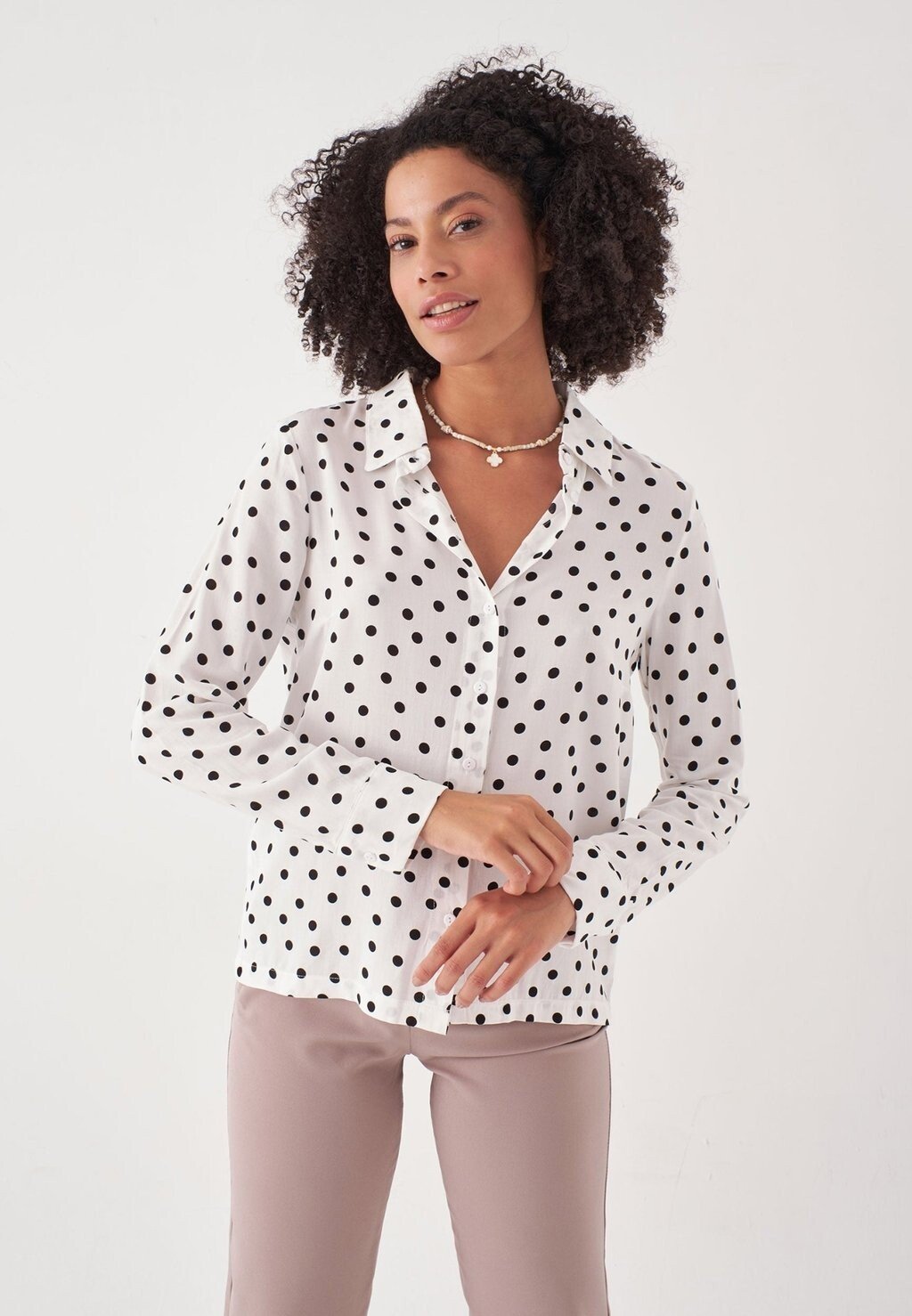 

Блузка-рубашка PATTERNED Herita, цвет black