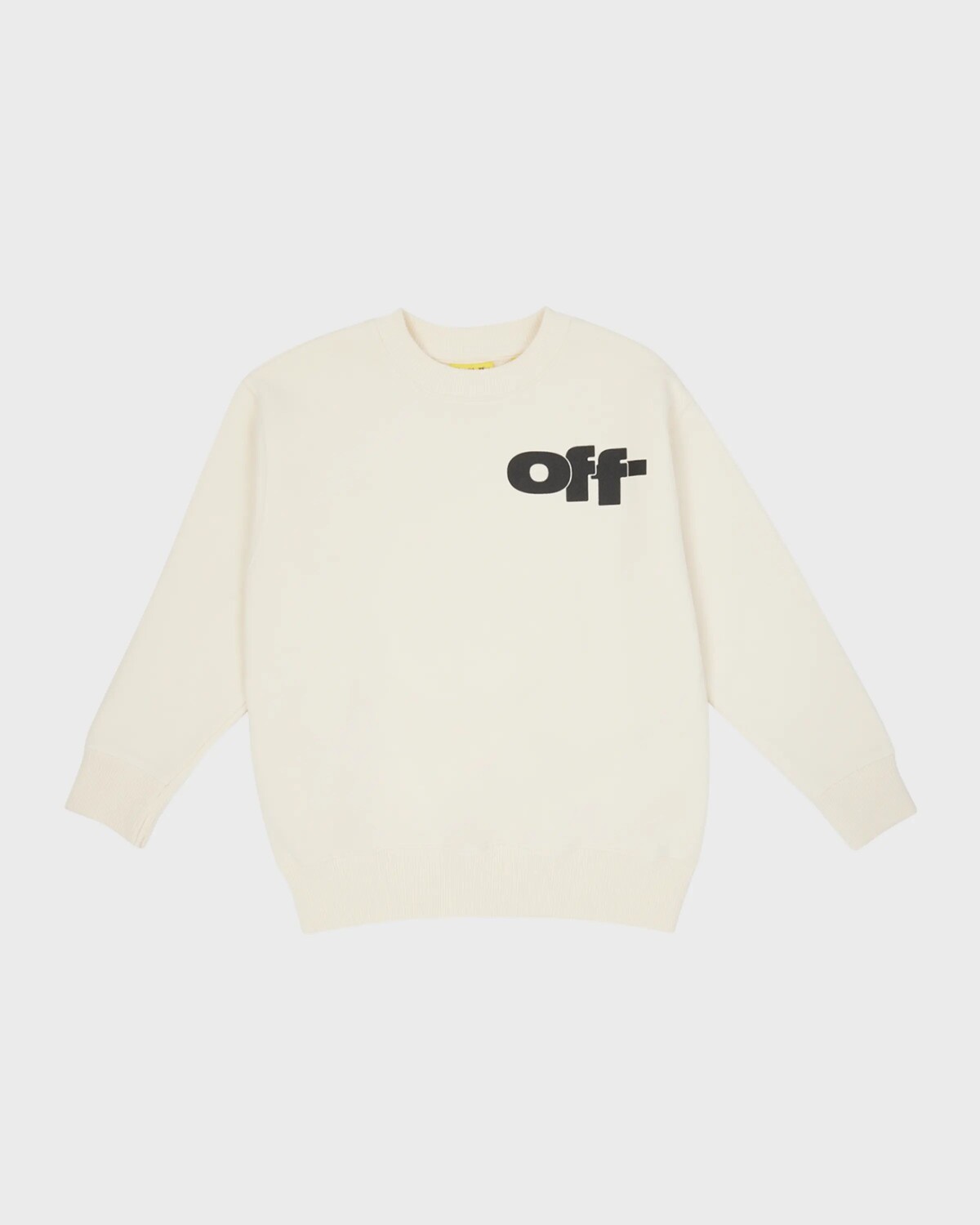 

Толстовка с графическим логотипом для мальчика, размер 4–12 Off-White, цвет Off White/Black