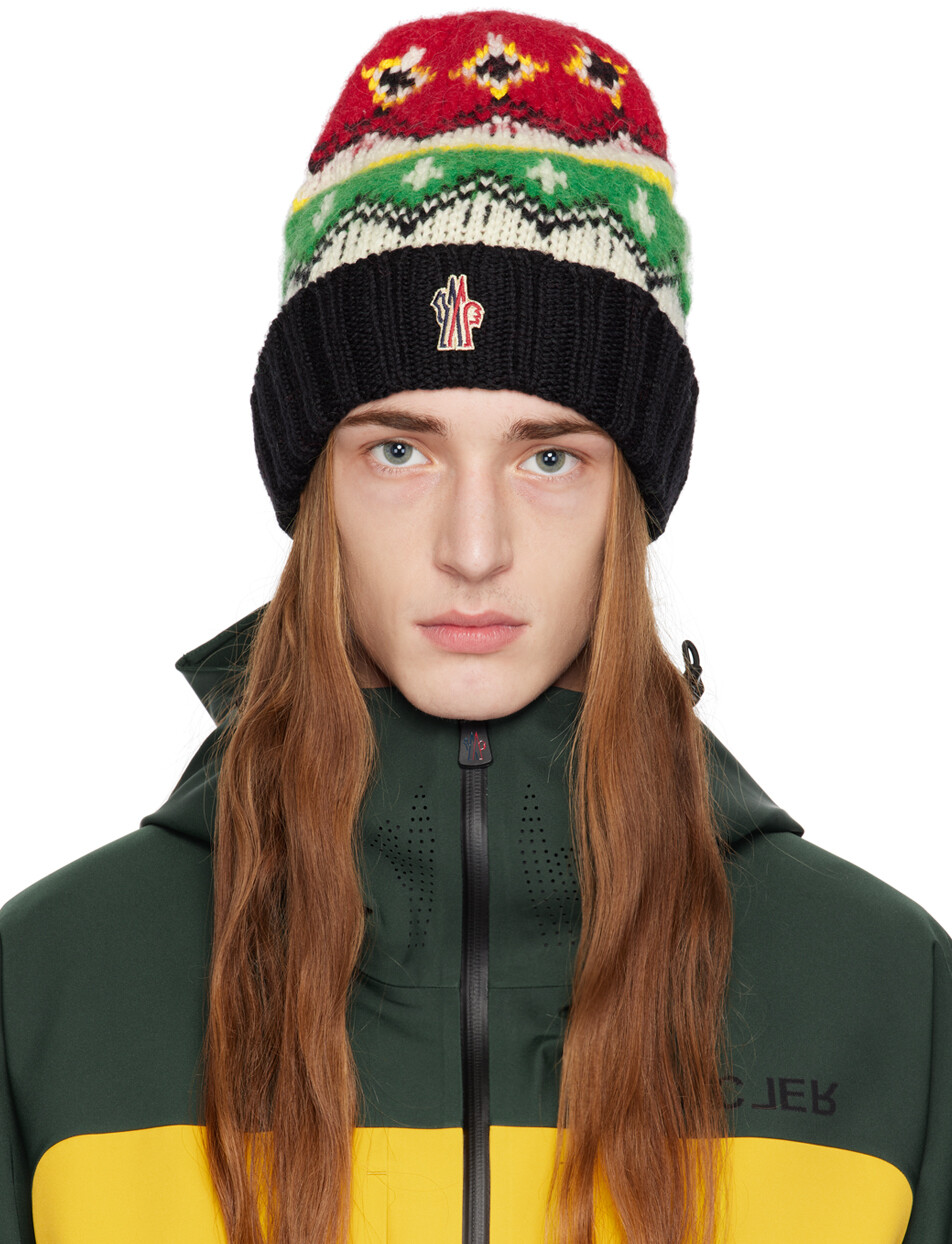

Разноцветная шерстяная шапка Moncler Grenoble