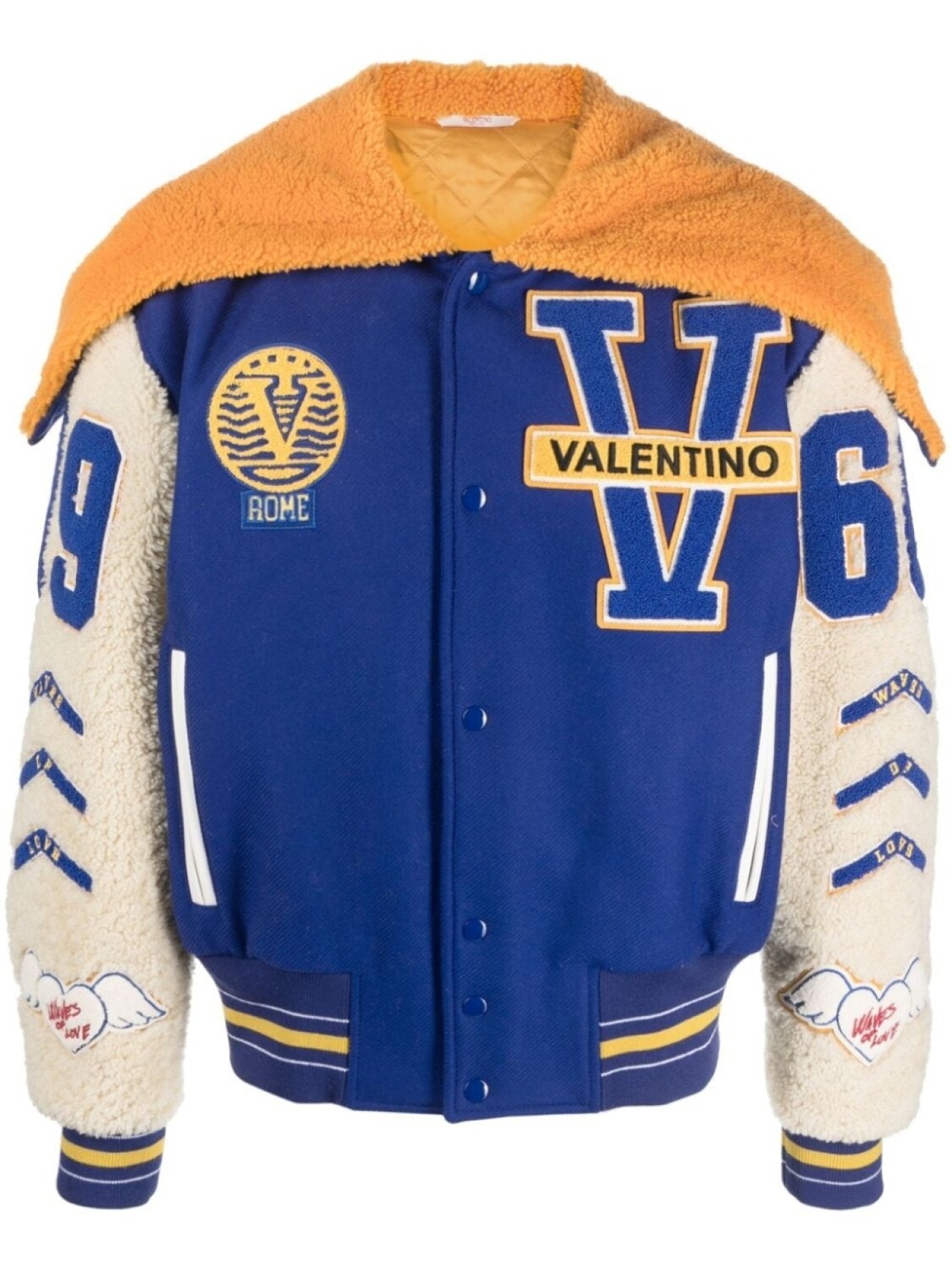 

Бомбер с вышитым логотипом VLogo Signature Valentino Garavani, синий