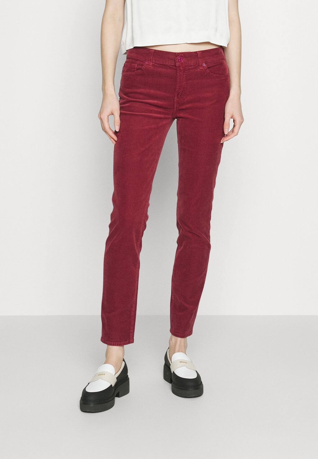 

Брюки 7 for all mankind, красный