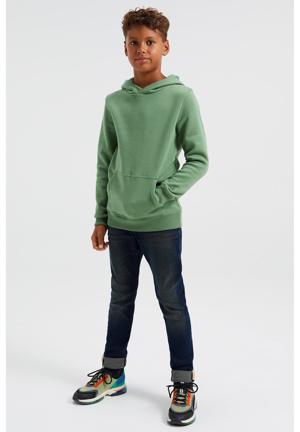 

Толстовка WE Fashion, зеленый